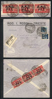 1068 ITALY - TRIESTE: Registered Airmail Cover Sent To Santos (Brazil) On 1/DE/1948 Franked With 320L. Including Sassone - Other & Unclassified