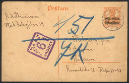 1107 POLAND: Postal Card Of The German Occupation Sent From PLOCK To Warsawa On 2/MAR/1917, Interesting! - Altri & Non Classificati