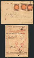 1108 POLAND: Interesting Receipt Of 29/MAY/1923 With Stamps Affixed On Back, VF Quality! - Otros & Sin Clasificación