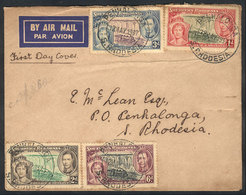 1129 SOUTHERN RHODESIA: Cover Franked With The Set Sc.38/41, Used On 13/MAY/1947 (first Day Of Issue), Very Nice! - Southern Rhodesia (...-1964)