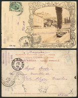 1134 RUSSIA: Beautiful PC Sent From Bachtschchissarai To Porto Alegre (Brazil) On 1/NO/1904, VF Quality! - Sonstige & Ohne Zuordnung