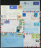 1151 SOUTH AFRICA: 27 Covers And Aerograms Sent To Portugal In 1970s, Very Nice! - Other & Unclassified