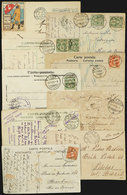 1164 SWITZERLAND: 9 Postcards Used Between 1905 And 1921, Most Sent To Rio De Janeiro, Interesting Postal Marks, And Som - Autres & Non Classés