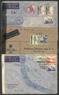 1186 SWITZERLAND: 3 Airmail Covers Sent To Rio De Janeiro In 1943, With Varied CENSOR Labels, Very Attractive Group! - Other & Unclassified