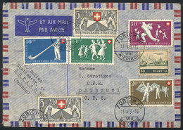 1195 SWITZERLAND: Airmail Cover Sent From Zürich To Djibouti On 13/AP/1951, Very Nice Postage! - Other & Unclassified