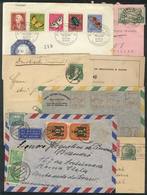 1208 WORLDWIDE: 1901 To 1956: Lot Of Covers, Fronts, Cards, Etc., Interesting Group, Low Start! - Other & Unclassified