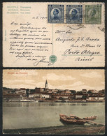 1230 YUGOSLAVIA: Postcard Sent From Belgrade To Brazil On 5/JA/1923, VF Quality! - Altri & Non Classificati
