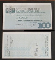 Italia Miniassegno 1977 Banco S. Geminiano E S. Prospero Lire 100 - [10] Assegni E Miniassegni