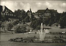 41524005 Oberhof Thueringen Ernst Thaelmann Haus Park Fontaene Oberhof - Oberhof