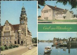 41235322 Wittenberge Rathaus, Kulturhaus, Hafen Wittenberge - Wittenberge