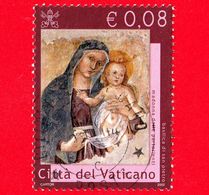 VATICANO - Usato - 2002 - Madonna Nella Basilica Vaticana - Madonna Dei Partorienti - 0,08 € - Gebraucht