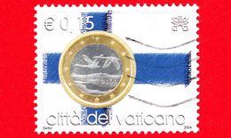 VATICANO  - Usato - 2004 - Moneta Europea - 0,15 - Danimarca - Oblitérés
