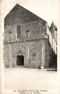 LA VILLEDIEU DU CLAIN L'EGLISE ET LE CLOCHER - La Villedieu Du Clain