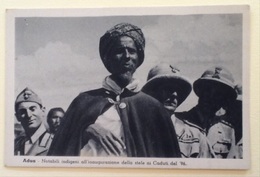 GUERRA D'ETIOPIA ADUA INDIGENI INAUGURAZIONE STELE CADUTI DEL 1896 --N.2 - Otras Guerras