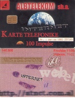 ALBANIA. ALB-55. INTERNET. 11-2000. 50U. (044) - Albanie