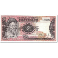 Billet, Swaziland, 2 Emalangeni, 1974, Undated, KM:2a, SPL+ - Swasiland