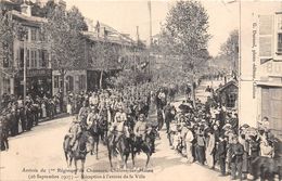 51-CHALONS-SUR-MARNE- ARRIVEE DU 5eme6REGIMENT DE CHASSEURS - Châlons-sur-Marne