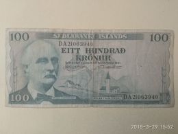 100 Kronur 1961 - Islande