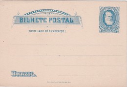 BRESIL  ENTIER POSTAL  CARTE - Postal Stationery