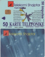 ALBANIA. ALB-13. Fibre Optics "V05/98". 05-1998. (064) - Albania