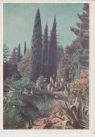 URSS 1954 ENTIER POSTAL CARTE THEME PARC JARDIN - 1950-59