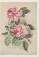 URSS 1958  ENTIER POSTAL CARTE THEME ROSES - 1950-59