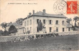 87-SAINT-PRIEST-LIGOURE- ECOLES, MAIRIE ET POSTE - Autres & Non Classés