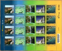 Brasil 2017 ** MINIPLIEGO 4 Series. Serie UPAEP Lugares Turísticos. - Unused Stamps