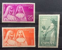 Spain, Spagne, España, Fernando Poo, 1963, Pro Infancia, MINT ** - Fernando Po