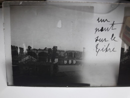 202 - Plaque De Verre - Italie - San Gimminiano - Sienne - Pérouse: Un Pont Sur Le ?? - Glass Slides