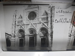 210 - Plaque De Verre - Italie - San Gimminiano - Sienne - Pérouse: Sienne La Cathédrale - Glass Slides