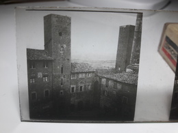216 - Plaque De Verre - Italie - San Gimminiano - Sienne - Pérouse:  San Geminiano - Glass Slides