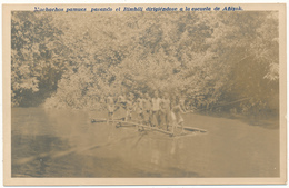 GUINEE EQUATORIALE, Ethnique - Muchachos Pomucs Pasando El Bimbili, Escuela De Anizok - Guinée Equatoriale