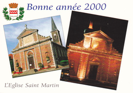 59 VIEUX CONDE / BONNE ANNEE 2000 / EGLISE SAINT MARTIN - Vieux Conde