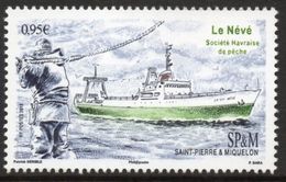 St Pierre Et Miquelon 2018 - Bateau De Pêche, Le Névé - 1val Neufs // Mnh - Neufs