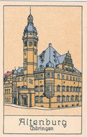 ALTENBURG Thüringen Rathaus Color Steindruck Von Karl Larisch TOP-Erhaltung Ungelaufen - Altenburg