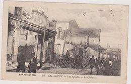 Cpa,salonique,thessalonique,soloun,rue égnatia,le Cinéma,guerre,historique ,rare,1917,grèce,grecia,greece - Griechenland