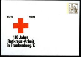 Bund PU114 C2/002 Privat-Umschlag ROTES KREUZ Frankenberg Eder 1979 - Private Covers - Mint