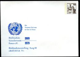 Bund PU114 C2/008 Privat-Umschlag UNO Passau 1979 - Enveloppes Privées - Neuves