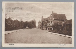 NL.- Deventer. Stationsplein. Uitg.: B. Onstenk. 1931. - Deventer