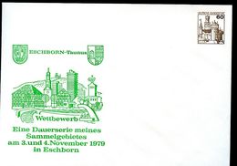 Bund PU114 D2/005 Privat-Umschlag ANSICHT WAPPEN ESCHBORN 1979 - Enveloppes Privées - Neuves