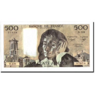 France, 500 Francs, 500 F 1968-1993 ''Pascal'', 1986, 1986-02-06, TTB+ - 500 F 1968-1993 ''Pascal''