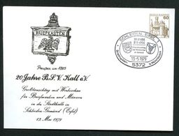 Bund PU114 D2/020 Privat-Umschlag BRIEFKASTEN PREUSSEN 1865 Sost.Schleiden1979 - Private Covers - Used