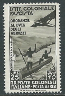 1934 EMISSIONI GENERALI POSTA AEREA DUCA DEGLI ABRUZZI MNH ** - I49-7 - Emisiones Generales