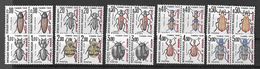 SP & M 1986 - Yv N° 82 à 91 ** (Coléoptères) - Timbres-taxe