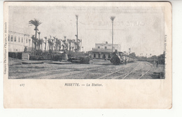 Egypte - Rosette - La Station - Gare - Chemins De Fer - Sonstige & Ohne Zuordnung
