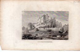 Gravure Skelton  Hoh Koenigsbourg - Prints & Engravings