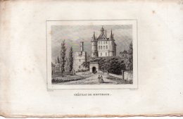 Gravure  Schroeder Peintre Rauch Chateau De Montmaur - Stampe & Incisioni