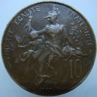 LaZooRo: France 10 Centimes 1913 XF - 10 Centimes