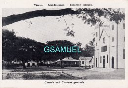 Oceanie, Visale Guadalcanal Salomon Islands, Church And Convent Grounds. - (voir Scan). - Salomon